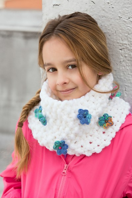 Seed Stitch Cowl