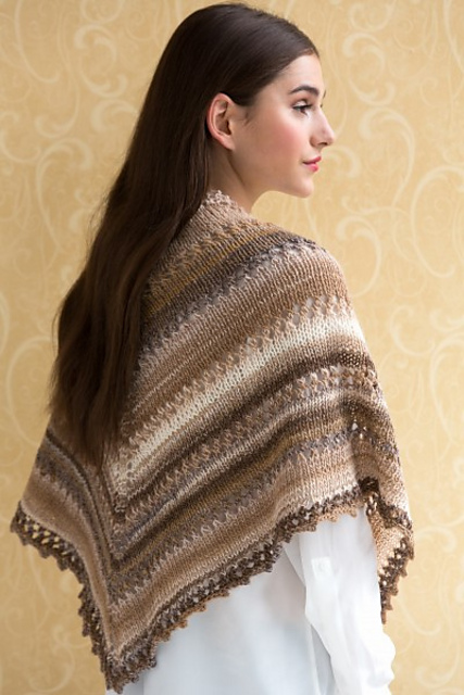 Simple Knit Shawl