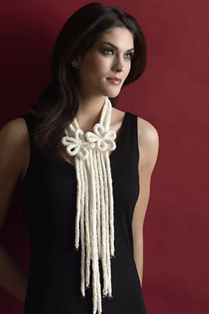 Karma Knit 1-Ball Lariat Necklace