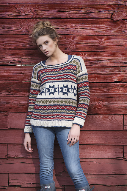 Country Quilt Pullover