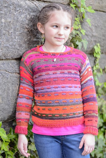 Girl's Sunset Pullover