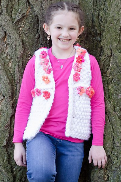 Girl's Daisy Chain Vest