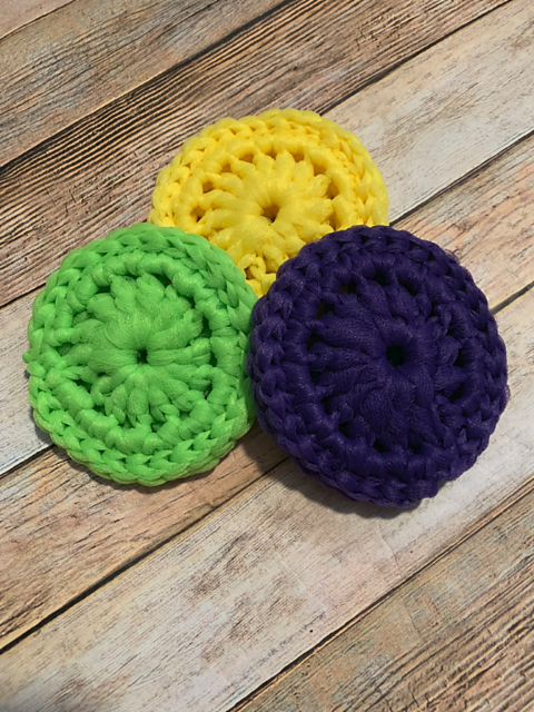 Easy Tulle Dish Scrubbie