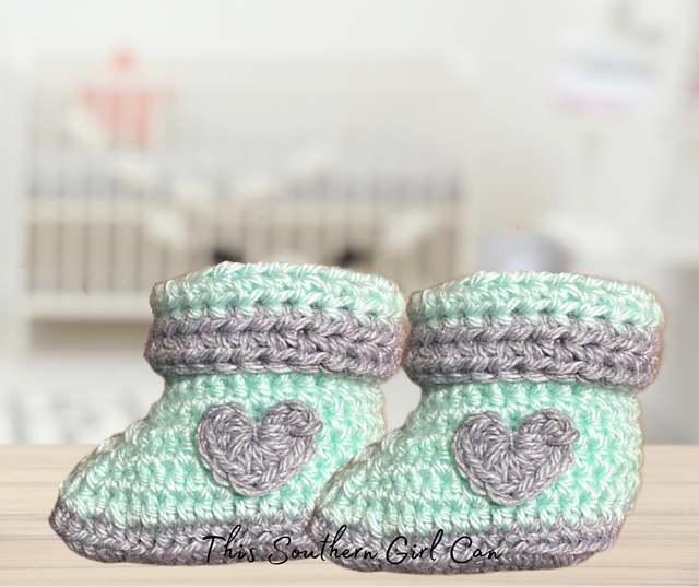 Lots of Love Baby Booties