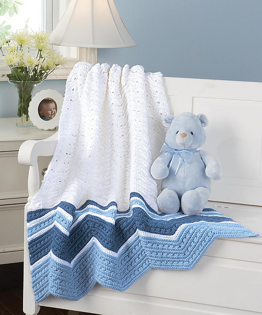 Rippled Waves Blanket