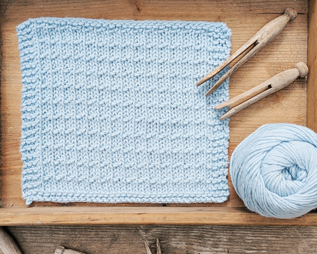 Breezy Porch Steps Dishcloth