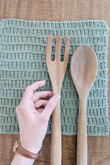 Herb Garden Dishcloth