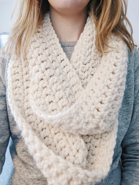 Snow Globe Infinity Scarf