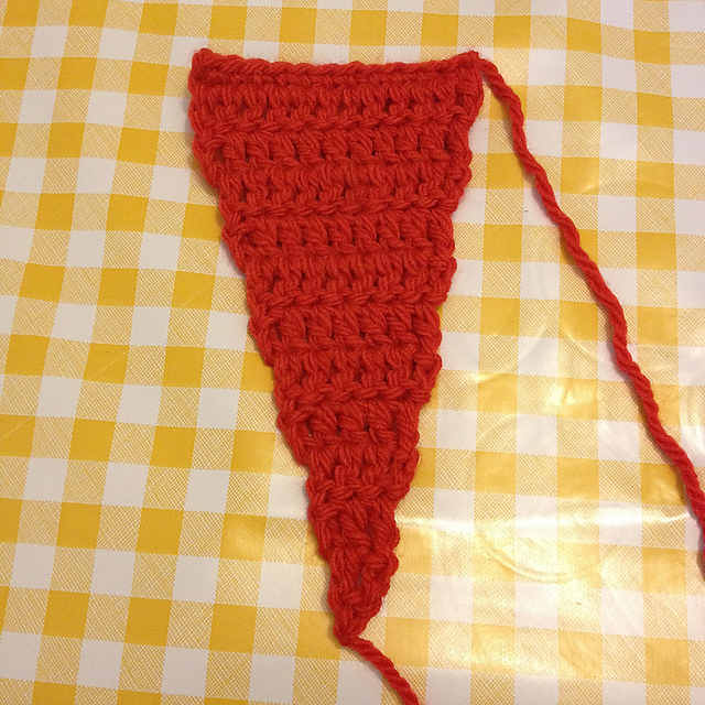 Crocheted Bunting Flags
