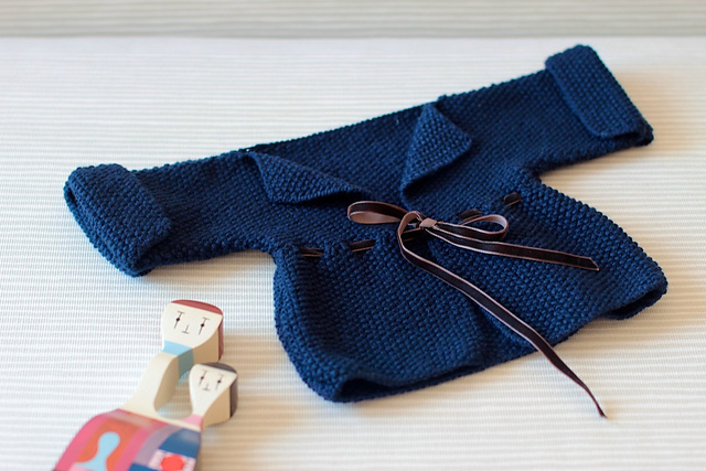 Seed Stitch Baby Cardigan