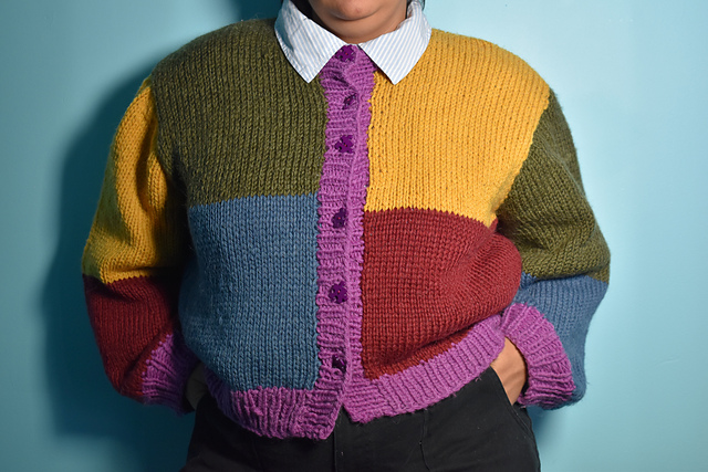 All Blocked Up Cardigan