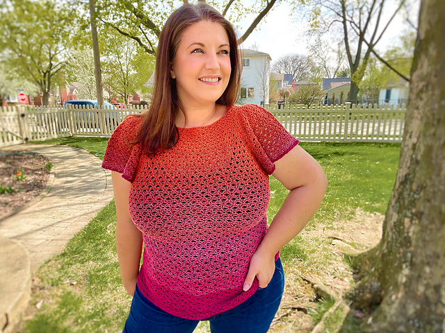 Mimosa Flutter Sleeve Tee