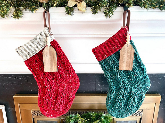 Cable Twist Stocking