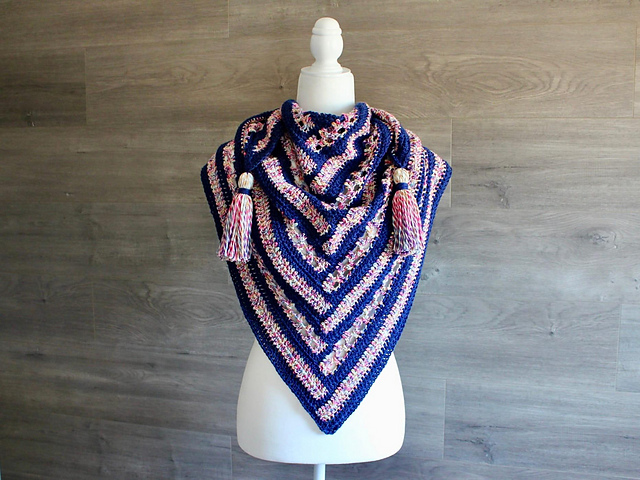 Cave of Wonders Triangle Shawl