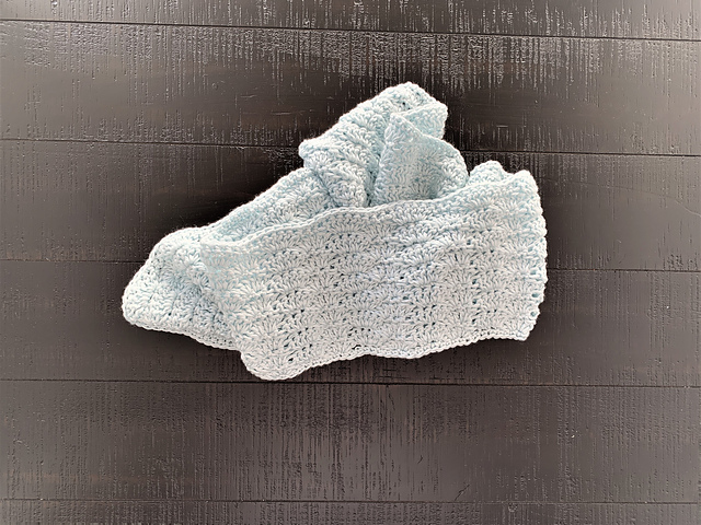 Zoe's Aquamarine Infinity Scarf