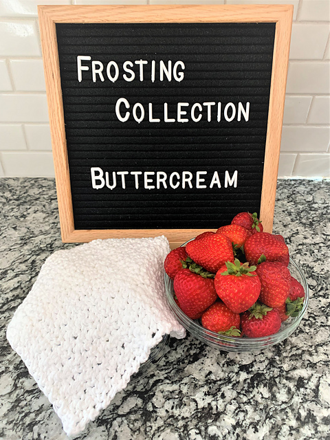Buttercream Dishcloth