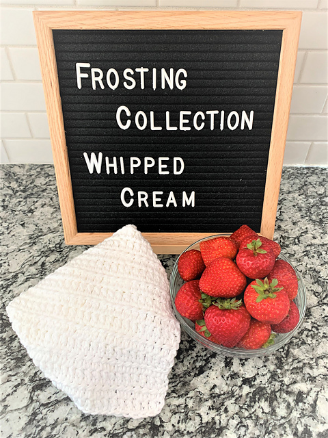 Whipped Cream Dishcloth