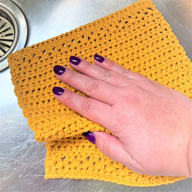 Rays Of Sunshine Dishcloth