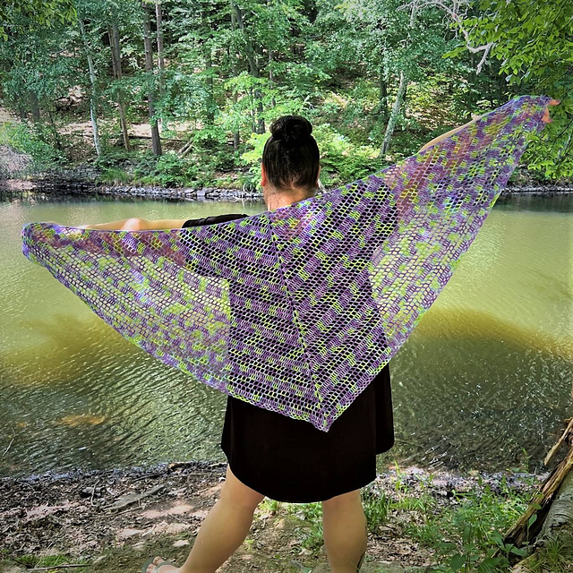 Lupine Shawl