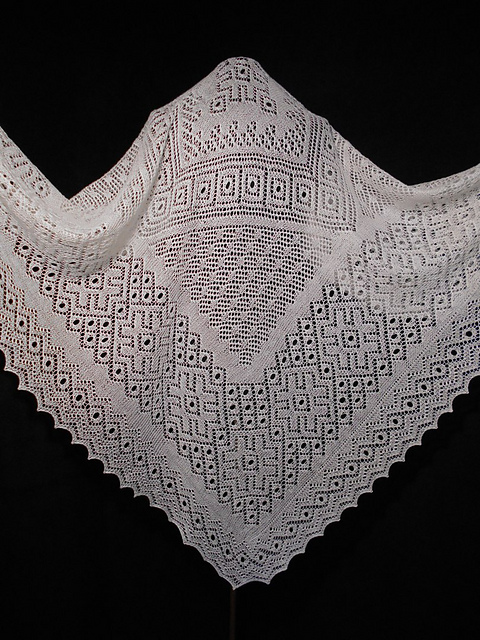 Shawl Olga. (Version 2)