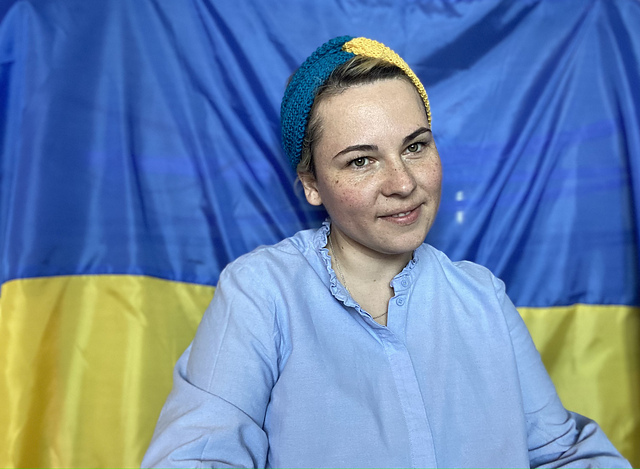 Stand with Ukraine Headband