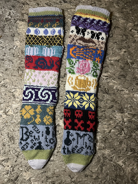 Brewing More Magic Scrap Socks