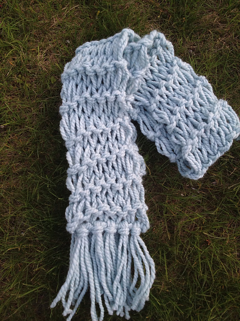 Giant Scarf by Go-Girl Knitting