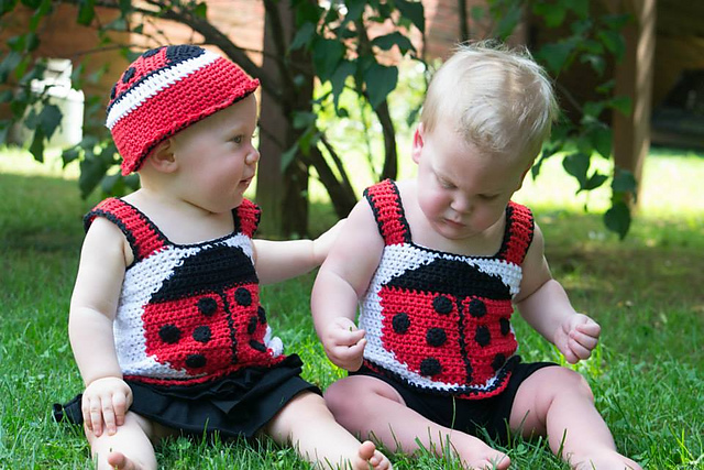 Scarlet Beetle Tank Top & Hat