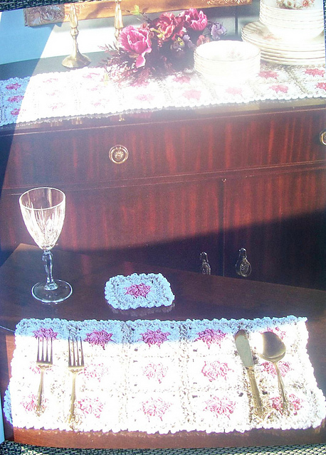 English Rose Table Set
