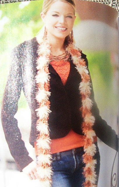 Beaded Bronze Scarf