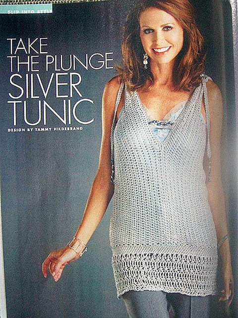 Take the Plunge Silver Tunic