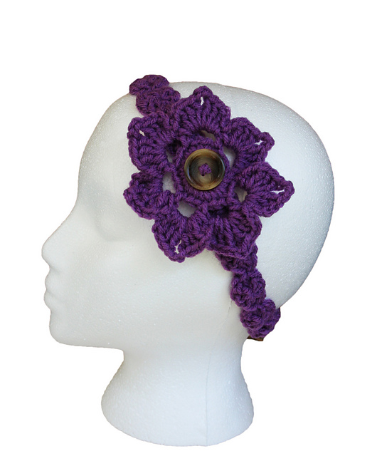 Headband with Interchangeable Flower