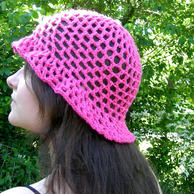 Ruffled Brim Summer Hat - Evelyn