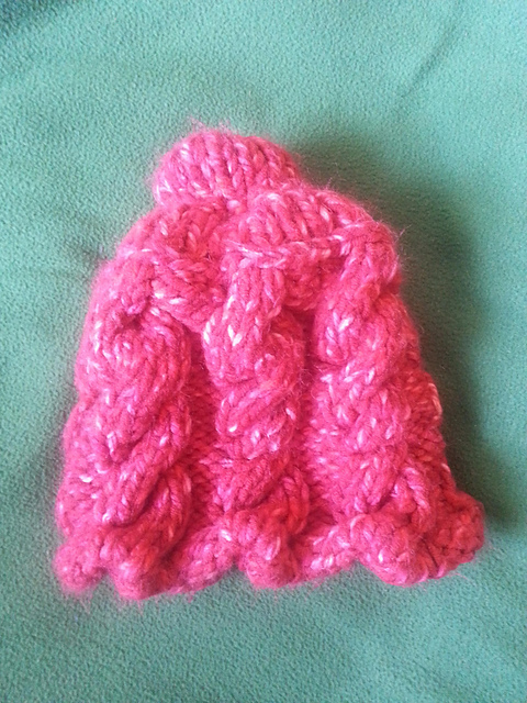 Oversized Cabled Hat