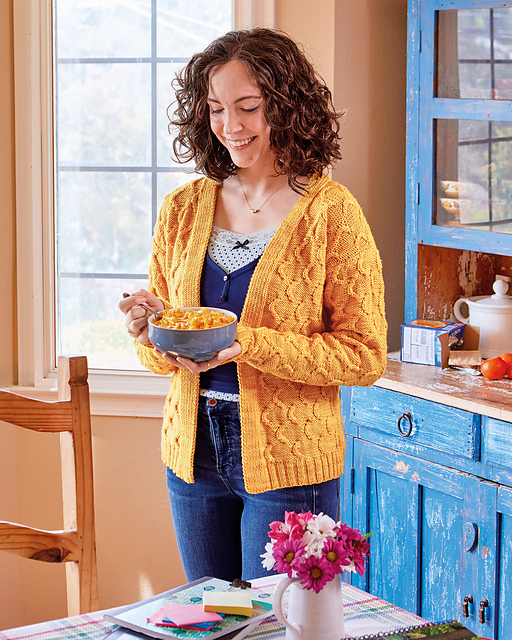 Paris's Mac & Cheese Cardigan