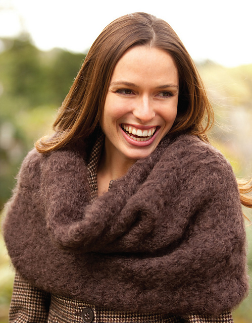 Fluffy Mohair Cowl