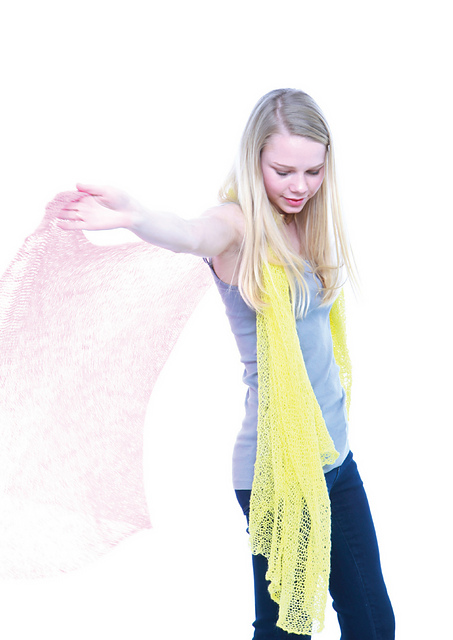 Adele's Skinny Wool Scarf