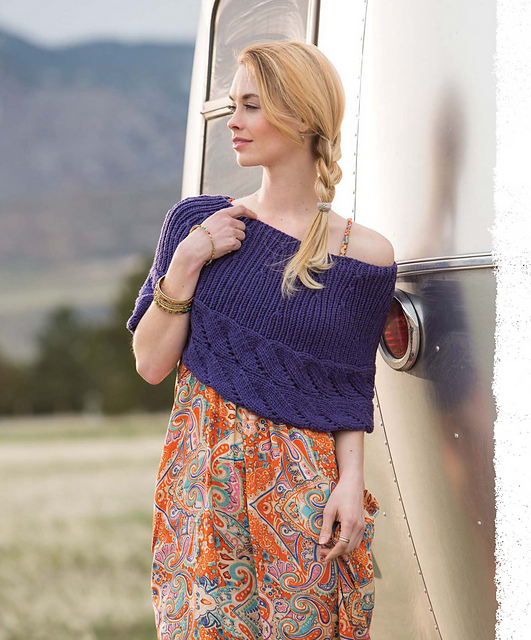 Cabled Capelet