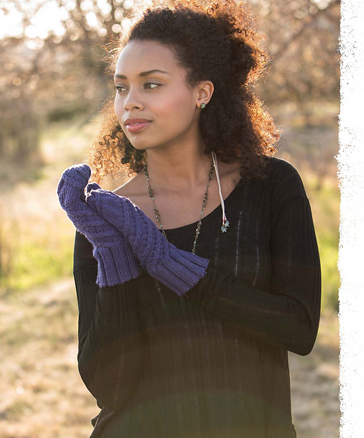 Coiled Cable Mittens