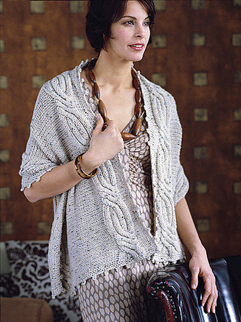 #26 Cabled Shawl
