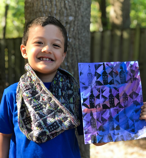Block Print Cowl