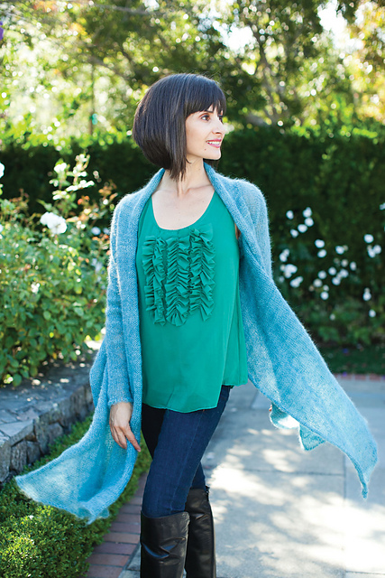 Mohair or Bamboo Swing Wrap