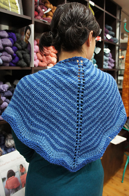 Indigo Landing Shawlette