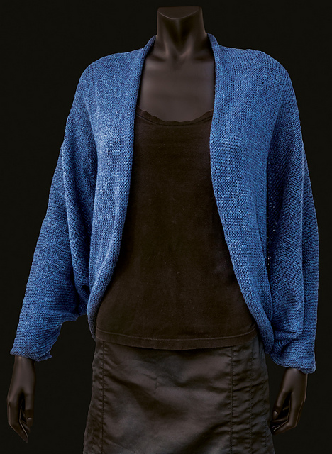 Blue One-Piece Cardigan