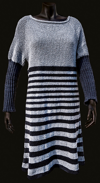 Dress knitted top down