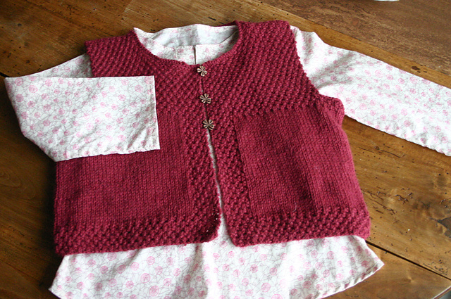 gilet point de riz