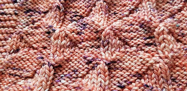 interlacing dishcloth