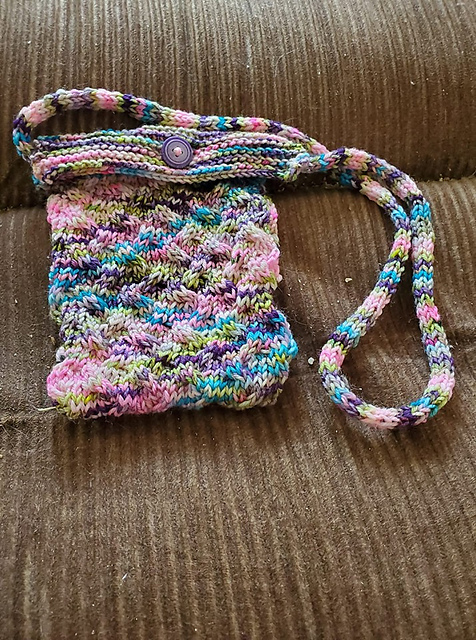 cabled purse