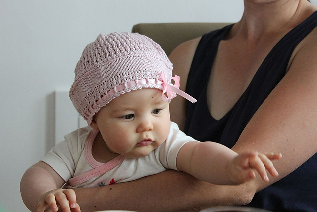Hydrangea Baby Hat