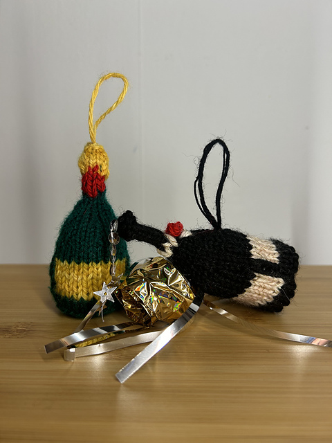 Champagne Bottle Ornament